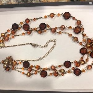 24” adjustable layered necklace